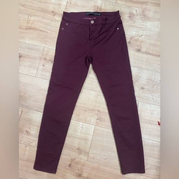 Tinseltown Denim - Tinseltown Burgundy Denim Pants